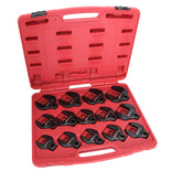 APT Taiwan 1/2" Dr Crowfoot Spanner Matric Flare Nut Wrench Set Cr-Mo 27-50mm